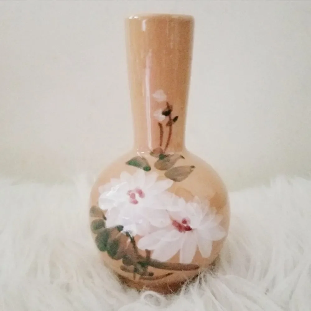 Vintage handpainted vase